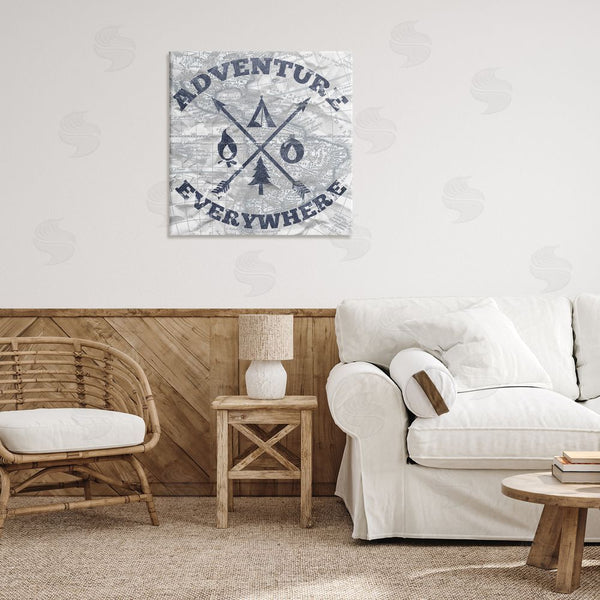 Stupell Industries Elizabeth Medley | Adventure Everywhere Phrase Wall Art
