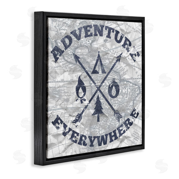 Stupell Industries Elizabeth Medley | Adventure Everywhere Phrase Wall Art