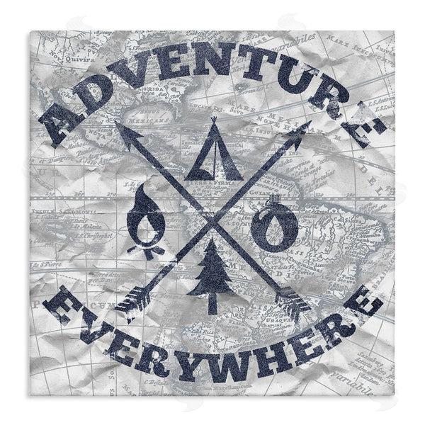 stupell industries Elizabeth Medley | Adventure Everywhere Phrase Wall Art