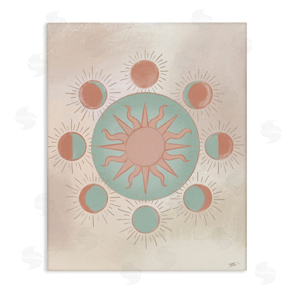 stupell industries Elizabeth Medley | Balanced Lunar Moon Phases Wall Art