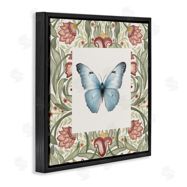 Stupell Industries Elizabeth Medley | Baroque Butterfly Vintage Flowers Wall Art