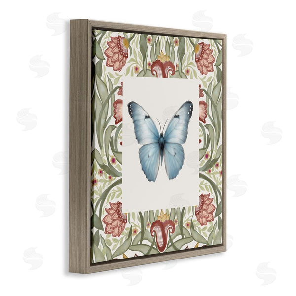 Stupell Industries Elizabeth Medley | Baroque Butterfly Vintage Flowers Wall Art