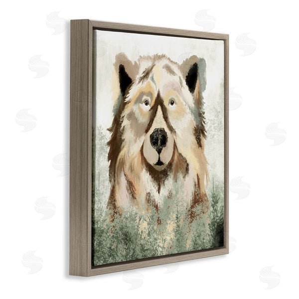 Stupell Industries Elizabeth Medley | Bear Wildlife Nature Forest Trees Wall Art