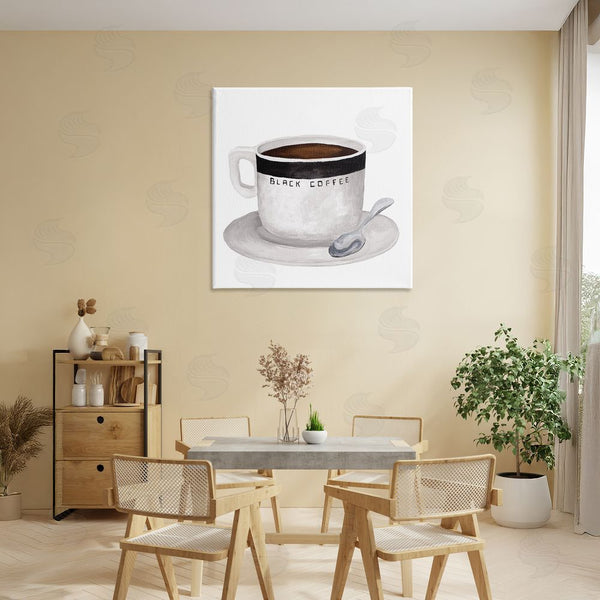 Stupell Industries Elizabeth Medley | Black Coffee Mug Wall Art