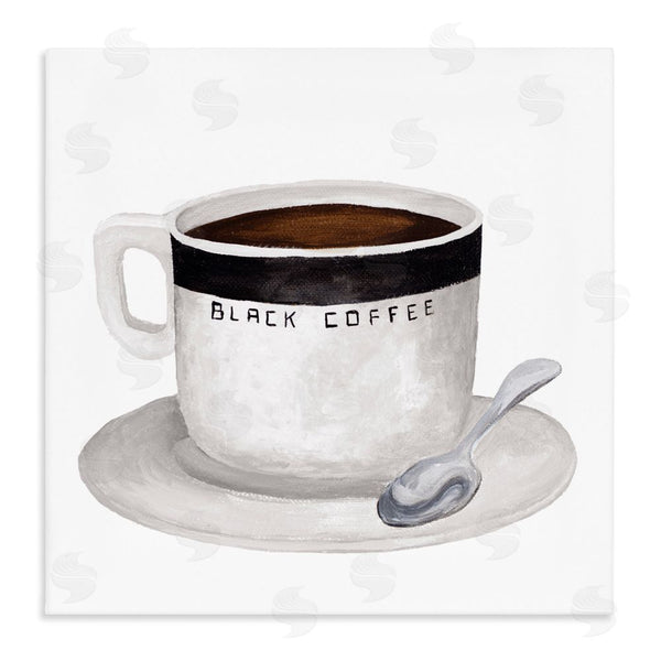 stupell industries Elizabeth Medley | Black Coffee Mug Wall Art