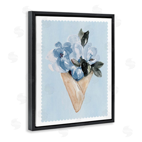 Stupell Industries Elizabeth Medley | Blue Flower Gift Bouquet Wall Art