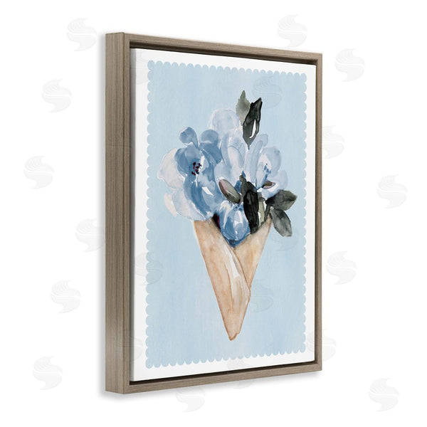 Stupell Industries Elizabeth Medley | Blue Flower Gift Bouquet Wall Art