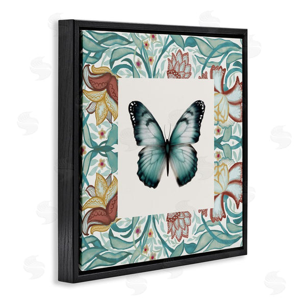 Stupell Industries Elizabeth Medley | Blue Toned Baroque Butterfly Wall Art
