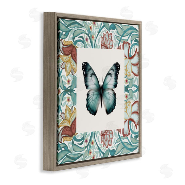 Stupell Industries Elizabeth Medley | Blue Toned Baroque Butterfly Wall Art