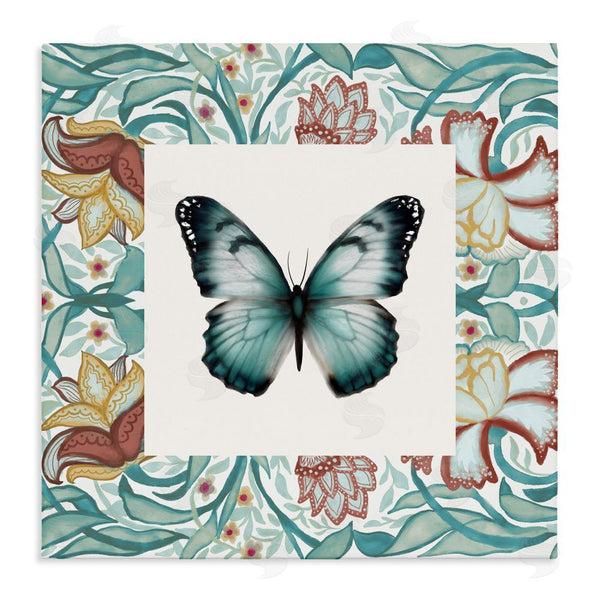 stupell industries Elizabeth Medley | Blue Toned Baroque Butterfly Wall Art