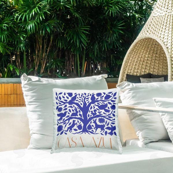 Stupell Industries Elizabeth Medley | Casa Azul Tree Throw Pillow