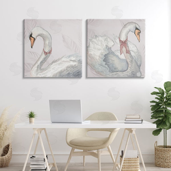Stupell Industries Elizabeth Medley | Classic & Elegant Swans Wall Art