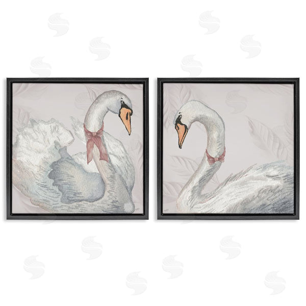 Stupell Industries Elizabeth Medley | Classic & Elegant Swans Wall Art