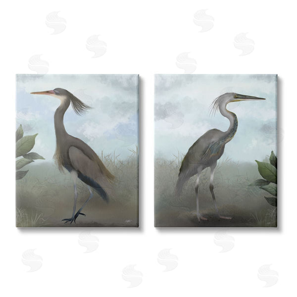 stupell industries Elizabeth Medley | Coastal Birds Gazing Wall Art