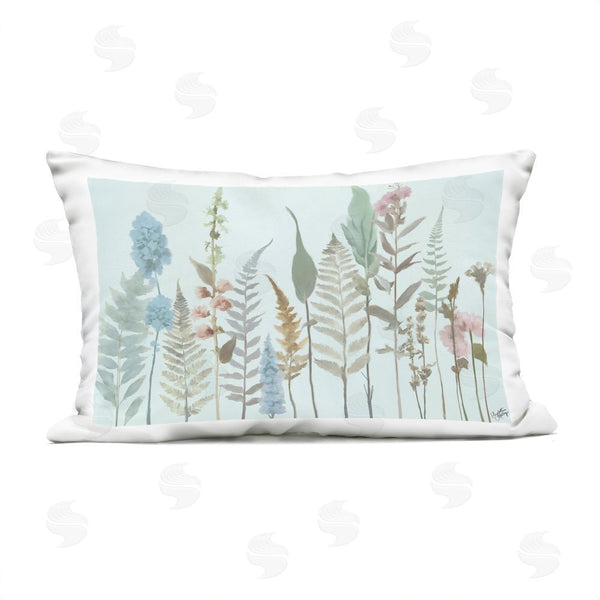 Stupell Industries Elizabeth Medley | Cool Toned Fall Botanicals Printed Throw Pillow
