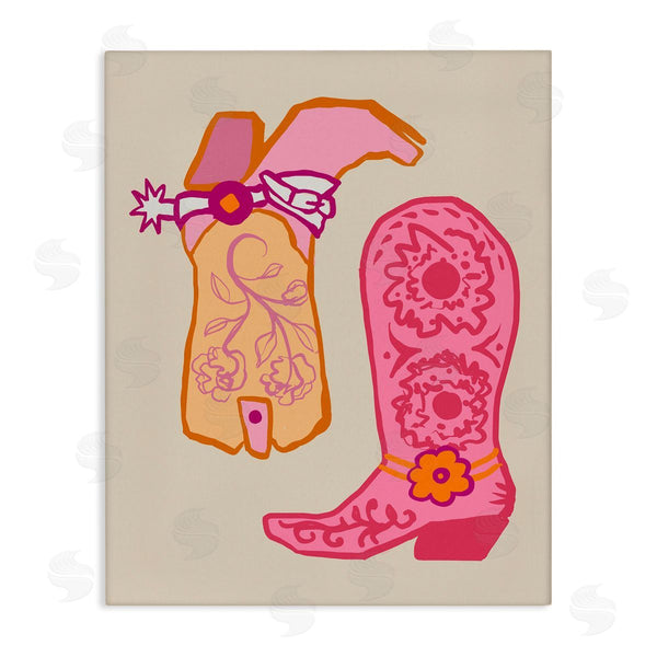 stupell industries Elizabeth Medley | Cowgirl Boots with Spur