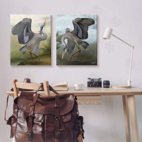 Stupell Industries Elizabeth Medley | Crane Dance Landscapes Wall Art