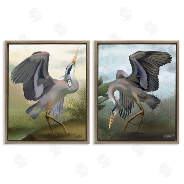 Stupell Industries Elizabeth Medley | Crane Dance Landscapes Wall Art