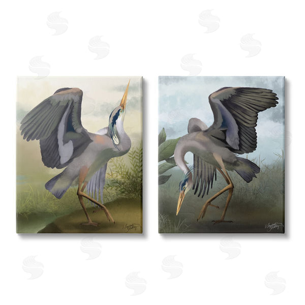 stupell industries Elizabeth Medley | Crane Dance Landscapes Wall Art