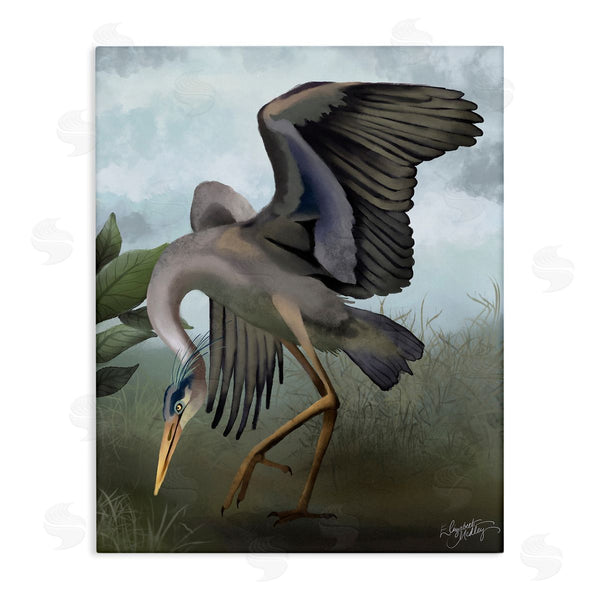stupell industries Elizabeth Medley | Dancing Crane Portrait
