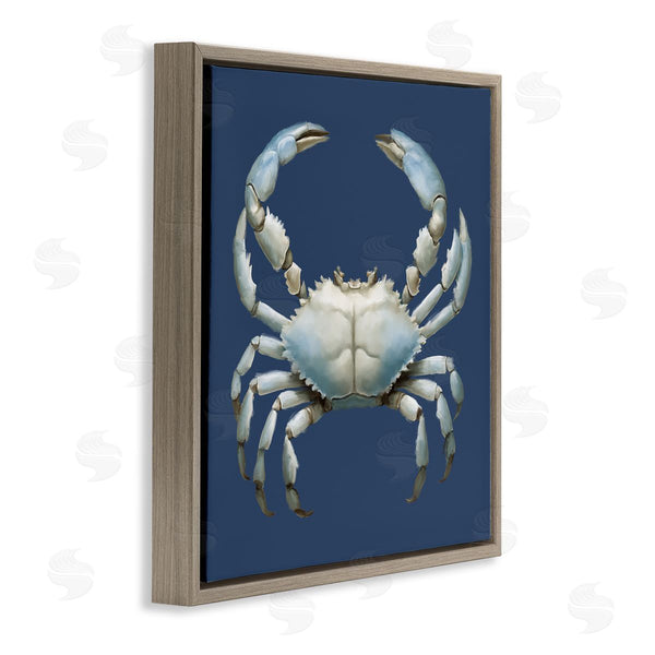Stupell Industries Elizabeth Medley | Detailed Aquatic Blue Crab