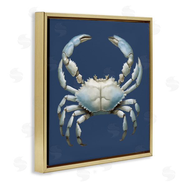 Stupell Industries Elizabeth Medley | Detailed Aquatic Blue Crab