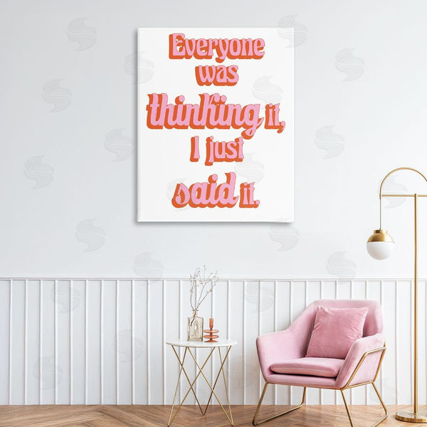 Stupell Industries Elizabeth Medley | Everyone Was Thinking It Wall Art