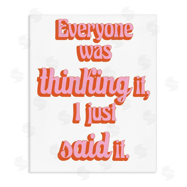 stupell industries Elizabeth Medley | Everyone Was Thinking It Wall Art