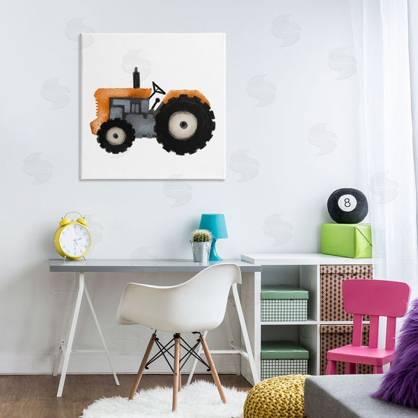 Stupell Industries Elizabeth Medley | Farm Tractor Vehicle Wall Art