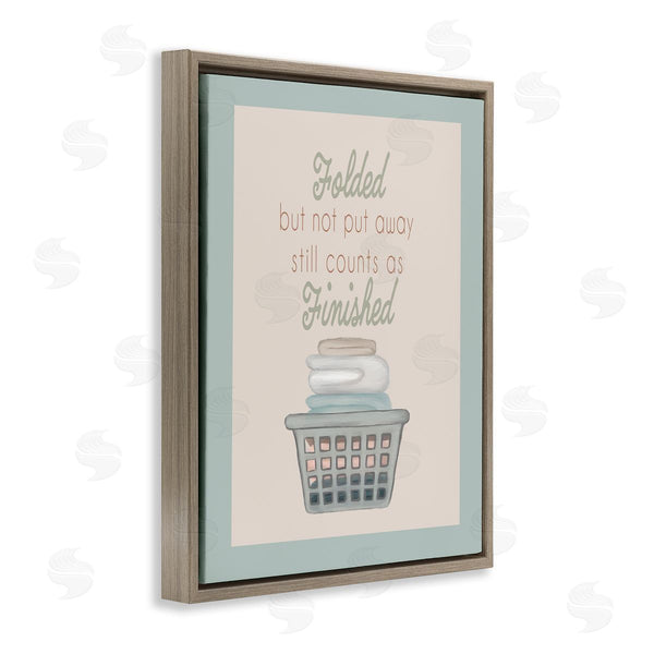 Stupell Industries Elizabeth Medley | Funny Folded Laundry Phrase Wall Art
