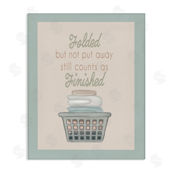 stupell industries Elizabeth Medley | Funny Folded Laundry Phrase Wall Art