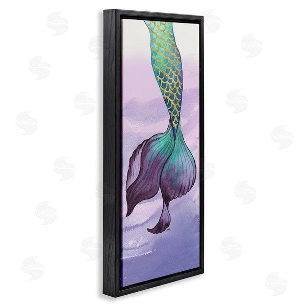 Stupell Industries Elizabeth Medley | Glam Accent Mermaid Tail Wall Art