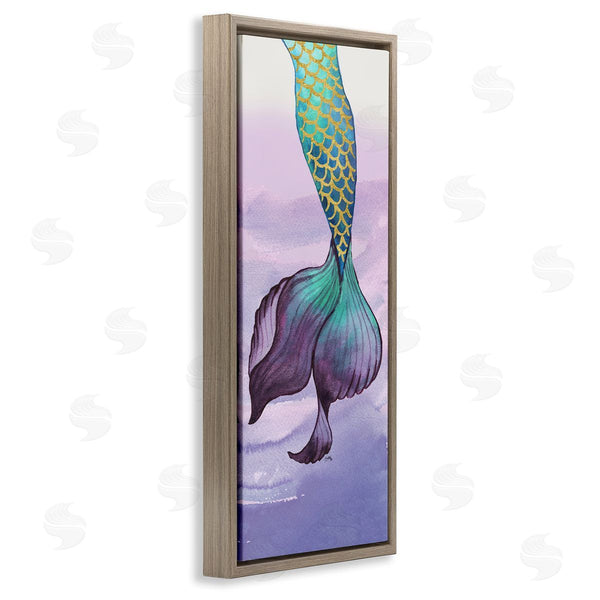 Stupell Industries Elizabeth Medley | Glam Accent Mermaid Tail Wall Art