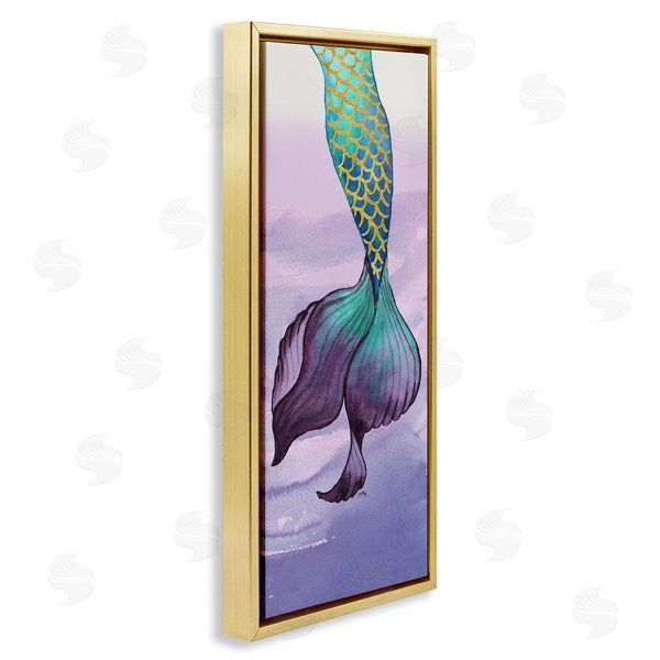 Stupell Industries Elizabeth Medley | Glam Accent Mermaid Tail Wall Art