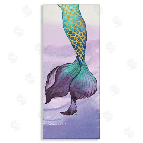 stupell industries Elizabeth Medley | Glam Accent Mermaid Tail Wall Art