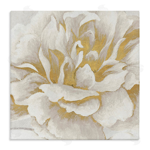 stupell industries Elizabeth Medley | Gold & White Flower Wall Art