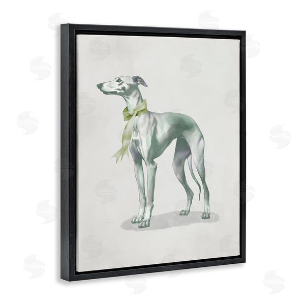 Stupell Industries Elizabeth Medley | Graceful Dog & Ribbon Wall Art