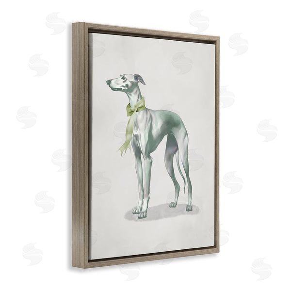 Stupell Industries Elizabeth Medley | Graceful Dog & Ribbon Wall Art