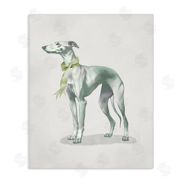 stupell industries Elizabeth Medley | Graceful Dog & Ribbon Wall Art