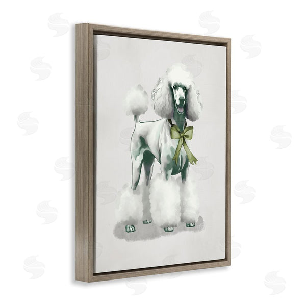 Stupell Industries Elizabeth Medley | Graceful Poodle & Ribbon Wall Art