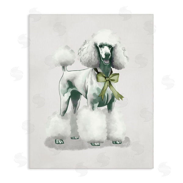 stupell industries Elizabeth Medley | Graceful Poodle & Ribbon Wall Art