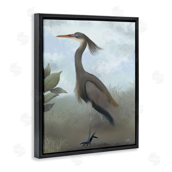 Stupell Industries Elizabeth Medley | Grey Heron Painting Wall Art