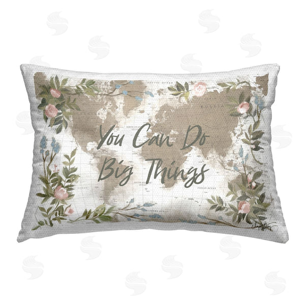 Stupell Industries Elizabeth Medley | Inspirational Floral Map