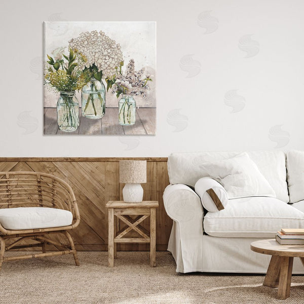 Stupell Industries Elizabeth Medley | Jars Of Wildflowers Wall Art