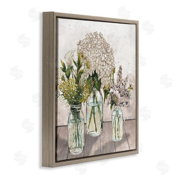 Stupell Industries Elizabeth Medley | Jars Of Wildflowers Wall Art