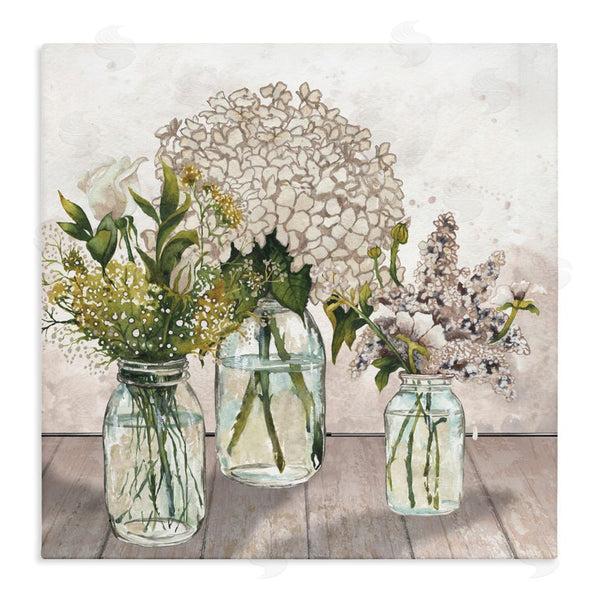 stupell industries Elizabeth Medley | Jars Of Wildflowers Wall Art