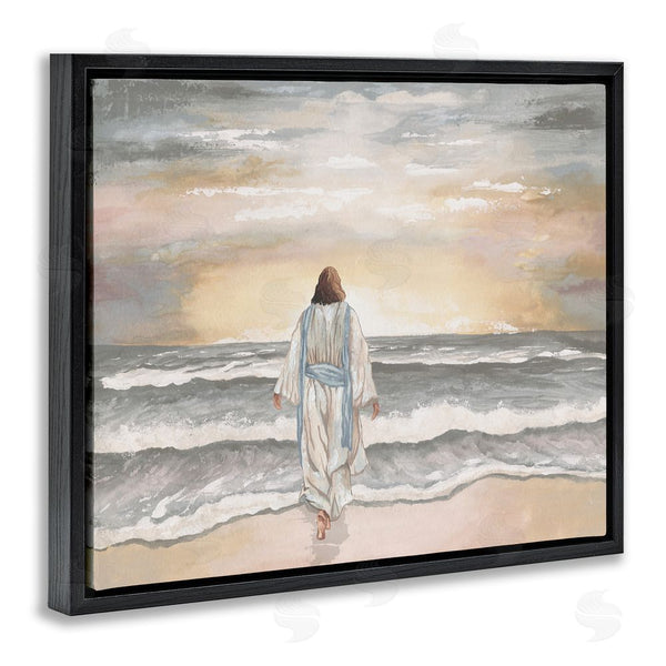 Stupell Industries Elizabeth Medley | Jesus Walks The Shore Wall Art