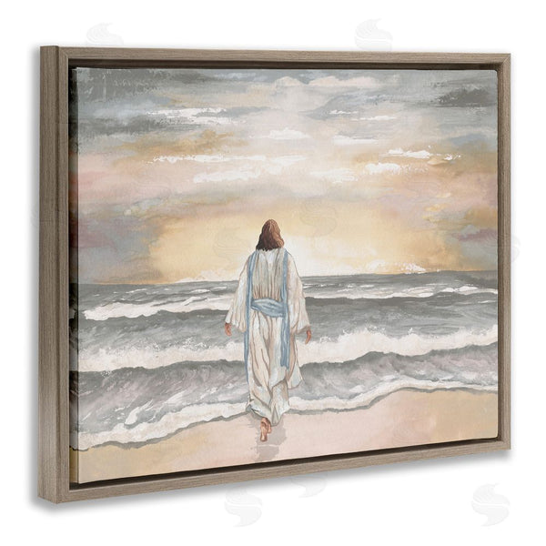 Stupell Industries Elizabeth Medley | Jesus Walks The Shore Wall Art