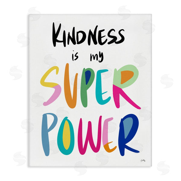 stupell industries Elizabeth Medley | Kindness is My Super Power Motivational Hero Phrase Wall Art