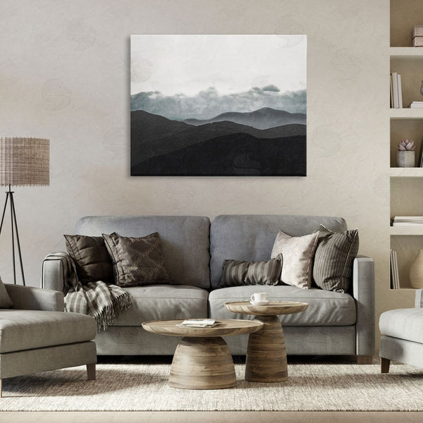 Stupell Industries Elizabeth Medley | Layered Foggy Hills Wall Art